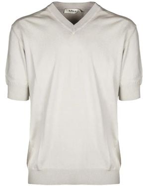 Altea T-Shirt Met V-Hals - Wit