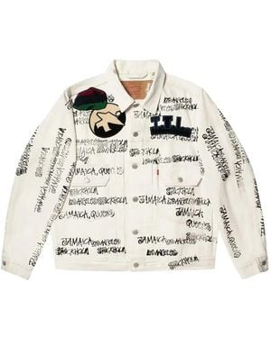 DENIM TEARS X Stussy X Our Legacy Ttl Denim Jacket - White