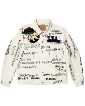 DENIM TEARS X Stussy X Our Legacy Ttl Denim Jacket - White