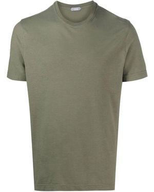 Zanone Classic Cotton T-Shirt - Green