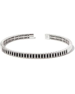Suzanne Kalan 18Kt Inlay Sapphire Cuff - White