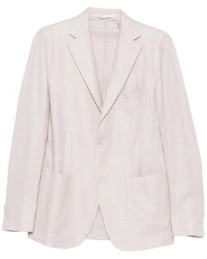 Eleventy Single-Breasted Blazer - Pink