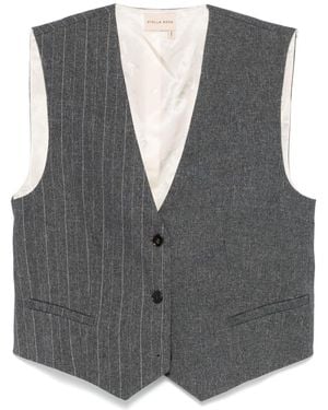 Stella Nova Pinstripe Waistcoat - Grey