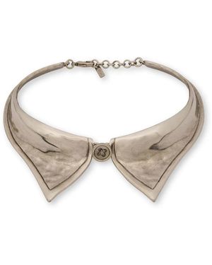Moschino チョーカーネックレス - ホワイト