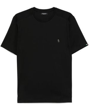 Stefano Ricci Logo-Plaque T-Shirt - Black