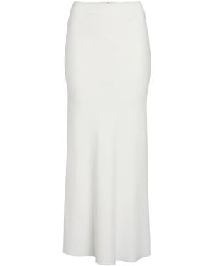 Giambattista Valli High-Waist Crepe Maxi Skirt - White