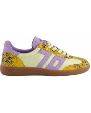 Back 70 Ghost Snake-Effect Trainers - Yellow
