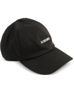 Jacquemus Baseballkappe Mit Logo-Stickerei - Schwarz
