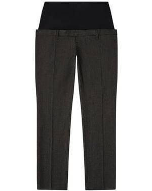 DIESEL Double-Waist Trousers - Black