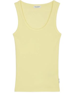 Marc O' Polo Scoop-Neck Tank Top - Yellow