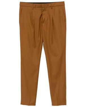 Dondup Ralp Pleated Trousers - Brown
