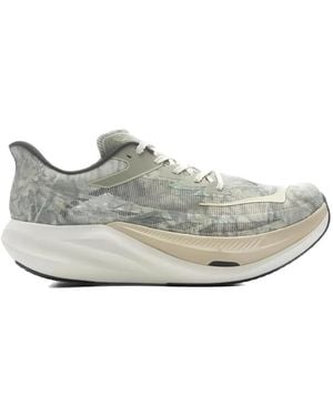 Hoka One One X John Elliott Rocket X 3 Spray-Pattern Trainers - White