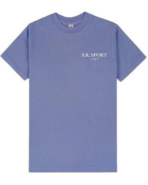 Sporty & Rich Wimbledon T-Shirt - Blue