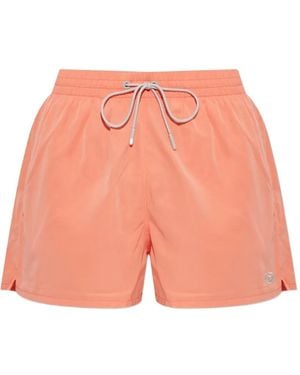 DIESEL Drawstring Swim Shorts - Pink