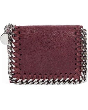 Stella McCartney Cartera con ribete de cadena - Morado