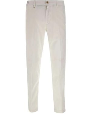 Re-hash Logo Button Chinos Trousers - White