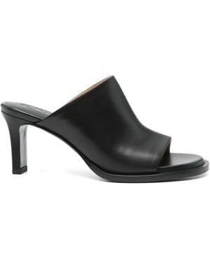 Tod's Leren Muiltjes - Zwart