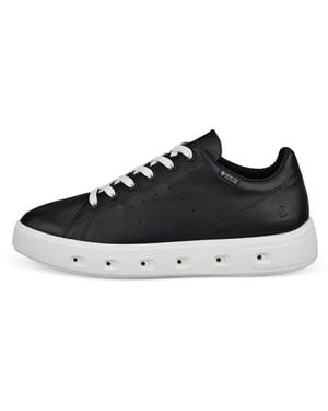 Ecco Zapatillas Street 720 Con Perforaciones - Negro