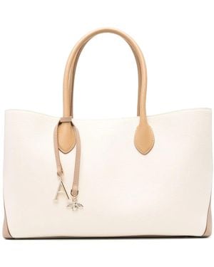 Aspinal of London Große London Handtasche - Natur