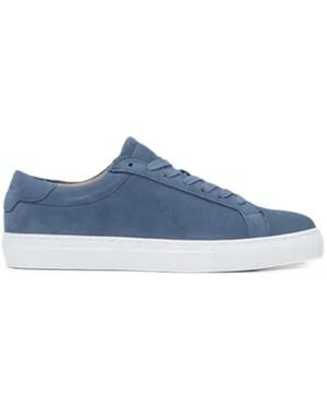 Les Deux Theodor Suede Trainers - Blue