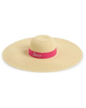 Juicy Couture Logo-Embellished Floppy Hat - Pink