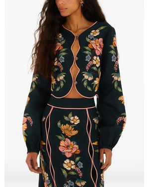 FARM Rio Maira Blouse - Black