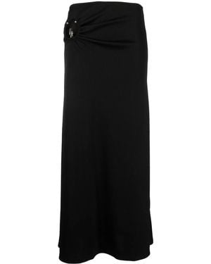 Christopher Esber Orbit Cut-Out Maxi Skirt - Black