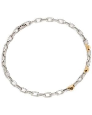Trussardi Chain Necklace - Metallic