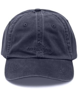 Stone Island ロゴ キャップ - グレー
