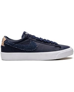 Nike Sb Zoom Blazer Low Pro Gt "Denim Swoosh" Sneakers - Blue