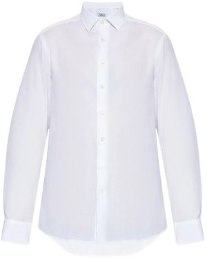 Etro Cotton Jacquard Shirt With Gecko Motif - White