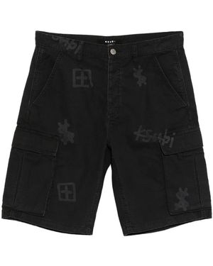 Ksubi Fugitive Cargo Shorts - Black