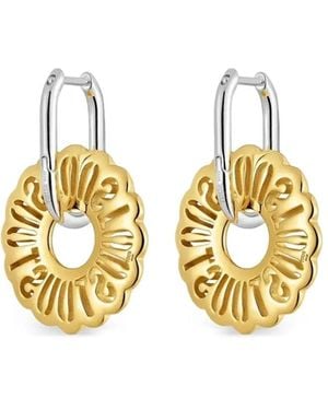 Tous Aros con motivo floral - Metálico