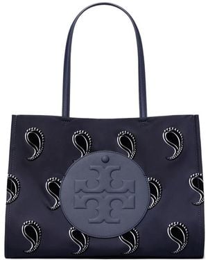 Tory Burch Petit Sac Cabas Ella - Blue