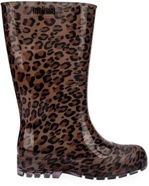 Melissa Welly Laarzen Met Luipaardprint - Bruin