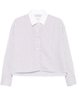 Cordera Striped Shirt - White