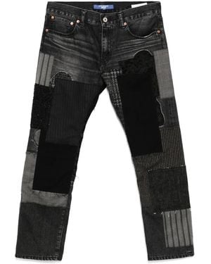 Junya Watanabe Jeans Met Patchwork - Grijs