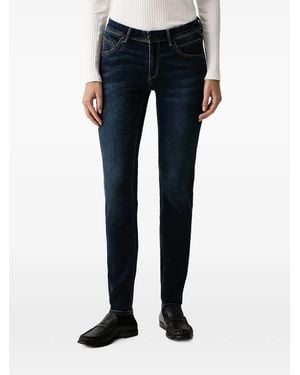 Marc O' Polo Jean Slim À Effet Usé - Blue