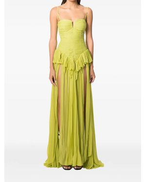 NORINA ST Alice Ruched Maxi Dress - Yellow