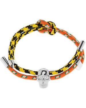 McQueen Skull-Charm Bracelet - Metallic
