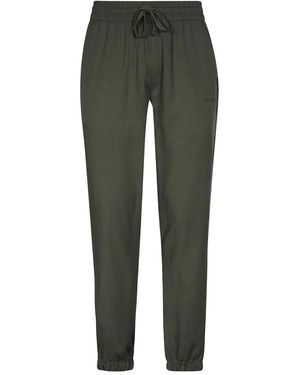 Les Deux Pantaloni Con Vita Elasticizzata - Verde