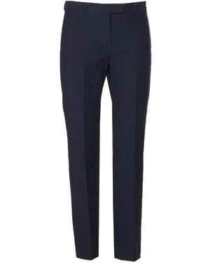 Max Mara Concealed-Fastening Trousers - Blue