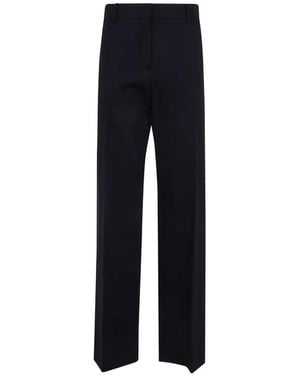 Mantu Straight-Leg Tailored Pants - Blue