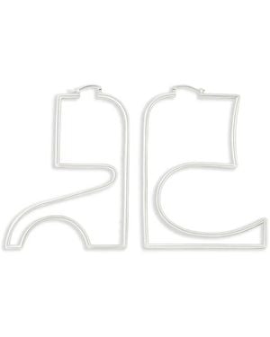 Courreges Ac ピアス - ホワイト