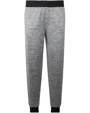 Moschino Marl-Effect Track Trousers - Grey