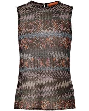 Missoni Sleeveless Top - Brown