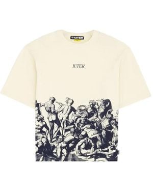 Iuter Battle Reverse Stitch T-Shirt - White