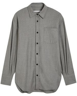 Maria McManus Camisa Con Bolsillo De Parche - Gris