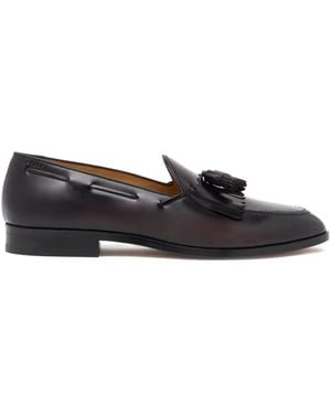 Bally Elite Tassel Leather Loafers - Nero