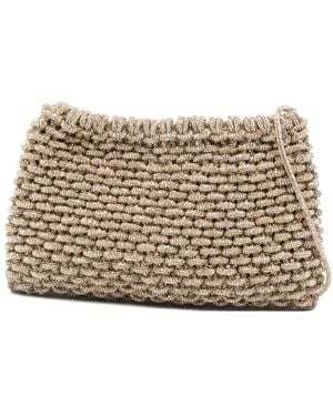 HIBOURAMA Pochette Penelope Médium À Ornements En Cristal - Neutre